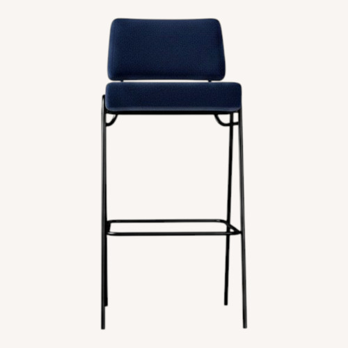 Used West Elm Performance Wire Frame Fabric Counter Stool for sale on AptDeco