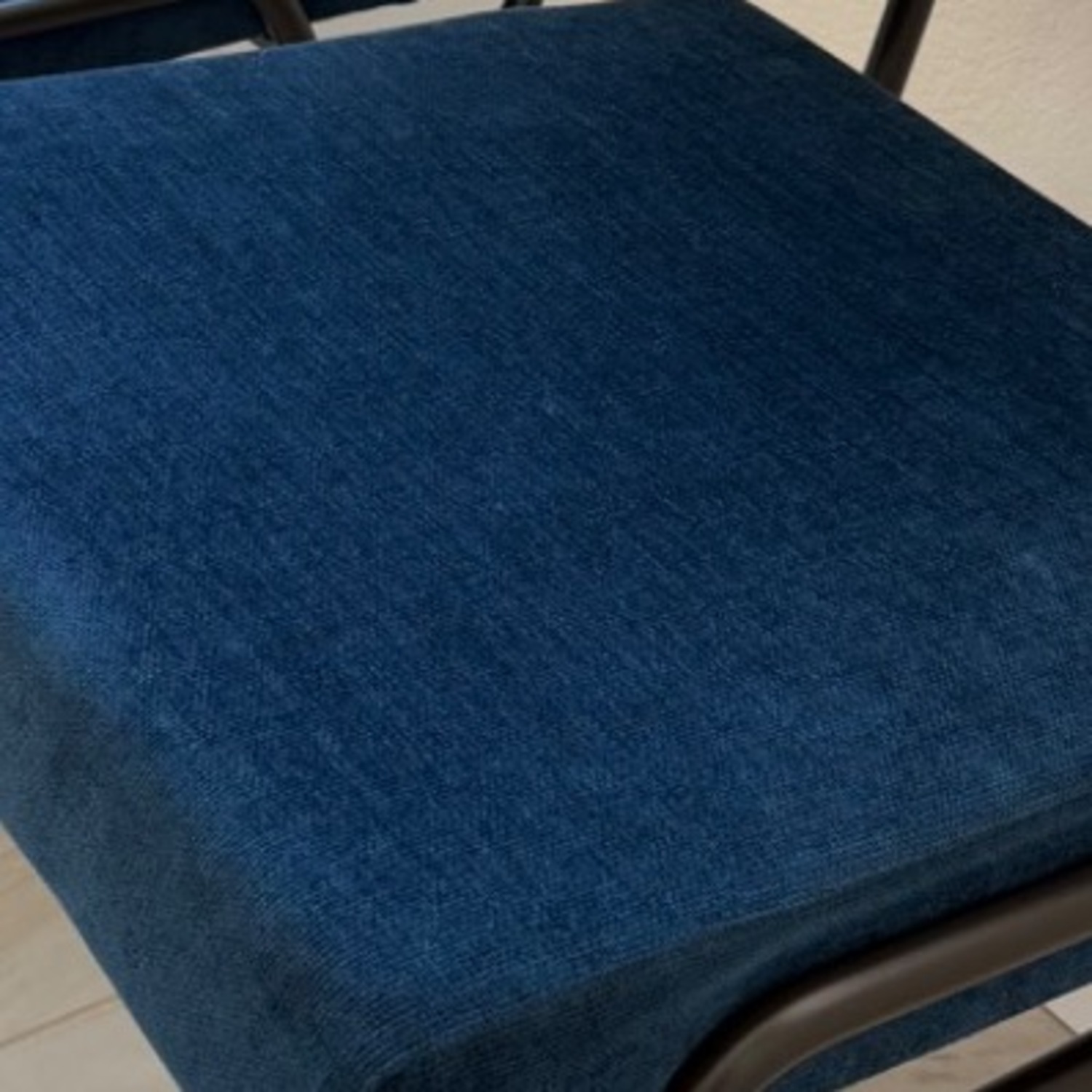 West Elm Performance Wire Frame Fabric Counter Stool - image-3