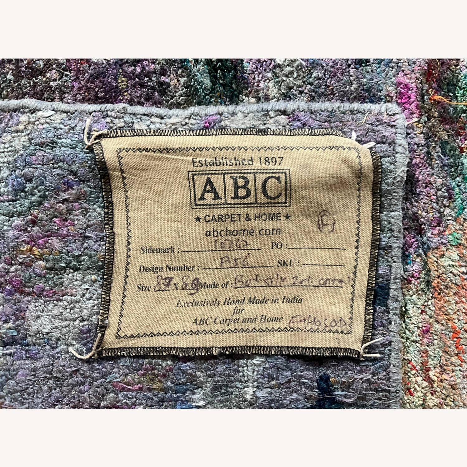 ABC Carpet and Home Silk Area Rug 8' x 8.9' - image-2