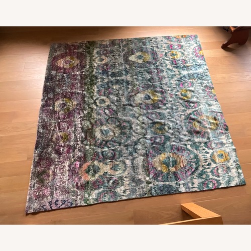 Used ABC Carpet and Home Silk Area Rug 8' x 8.9' for sale on AptDeco