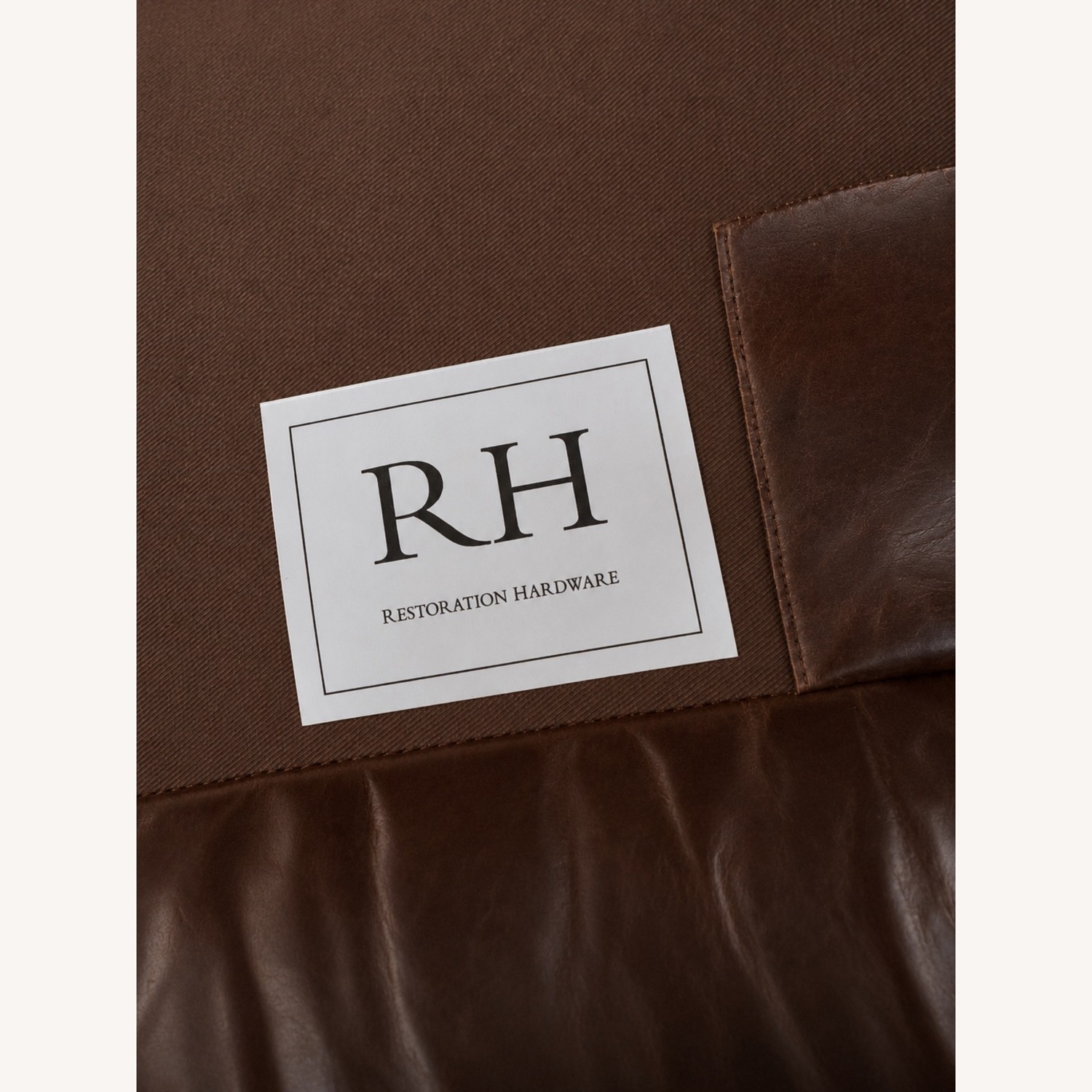 Restoration Hardware Lancaster Leather Sectional - image-7