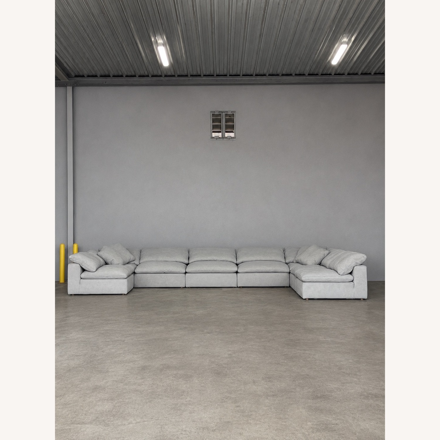 Restoration Hardware Gray Cloud Modular Couch - image-2