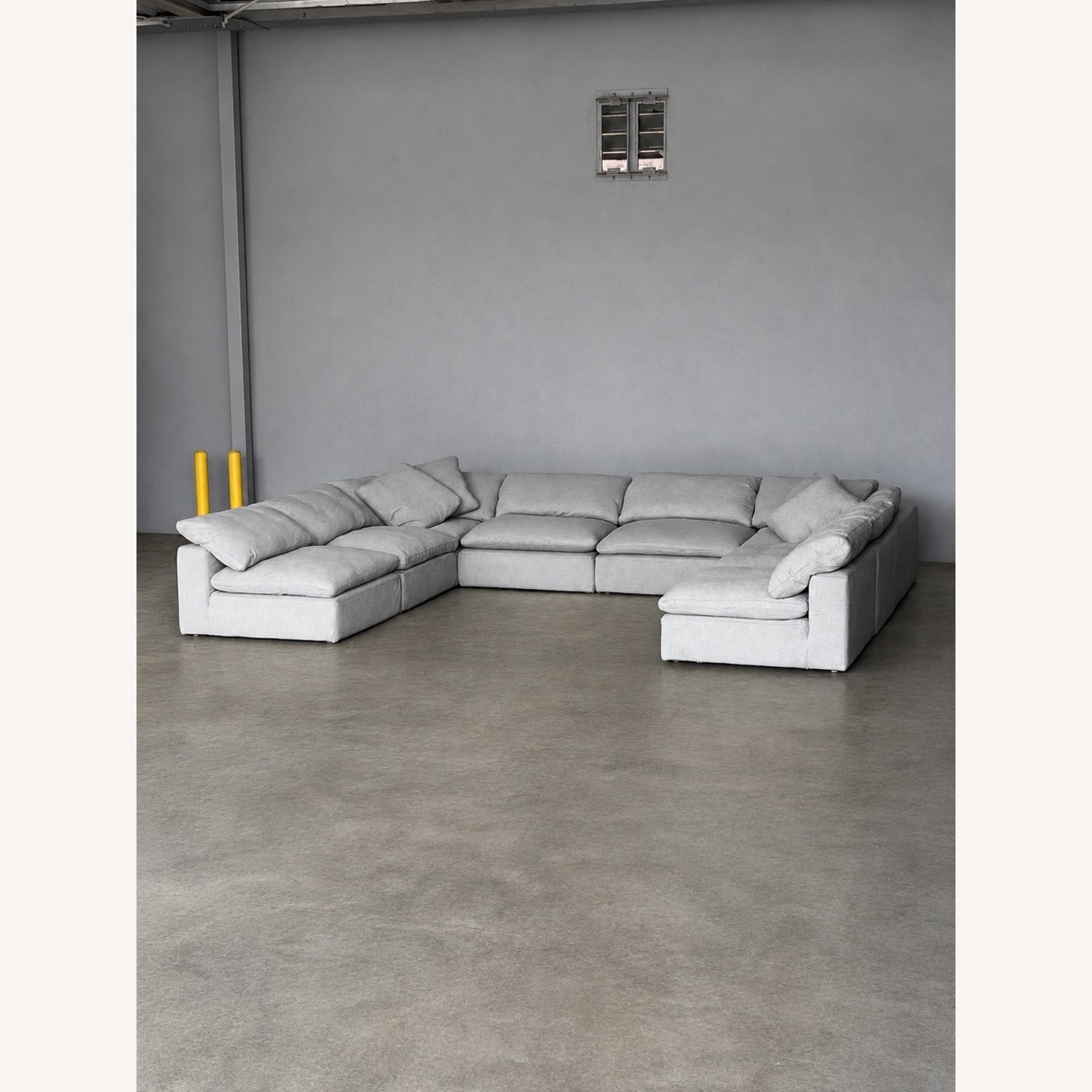 Restoration Hardware Gray Cloud Modular Couch - image-3