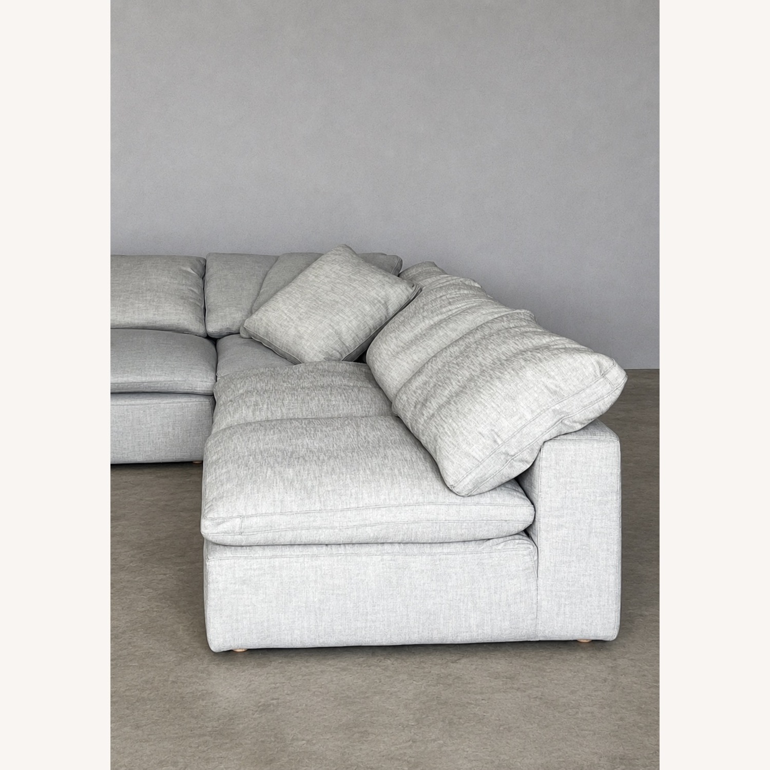 Restoration Hardware Gray Cloud Modular Couch - image-6