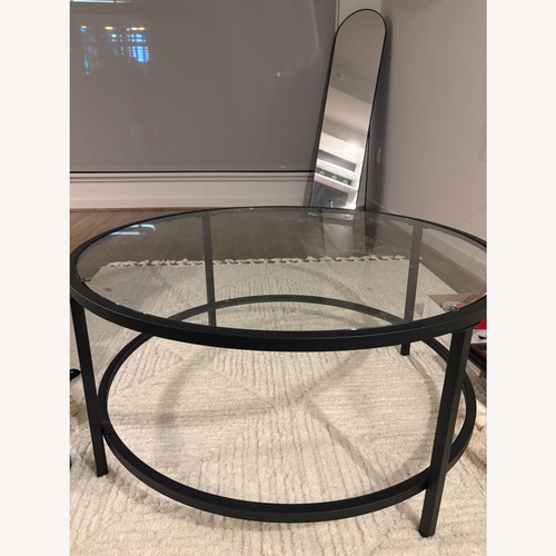 Used Amazon Glass Coffee Table for sale on AptDeco