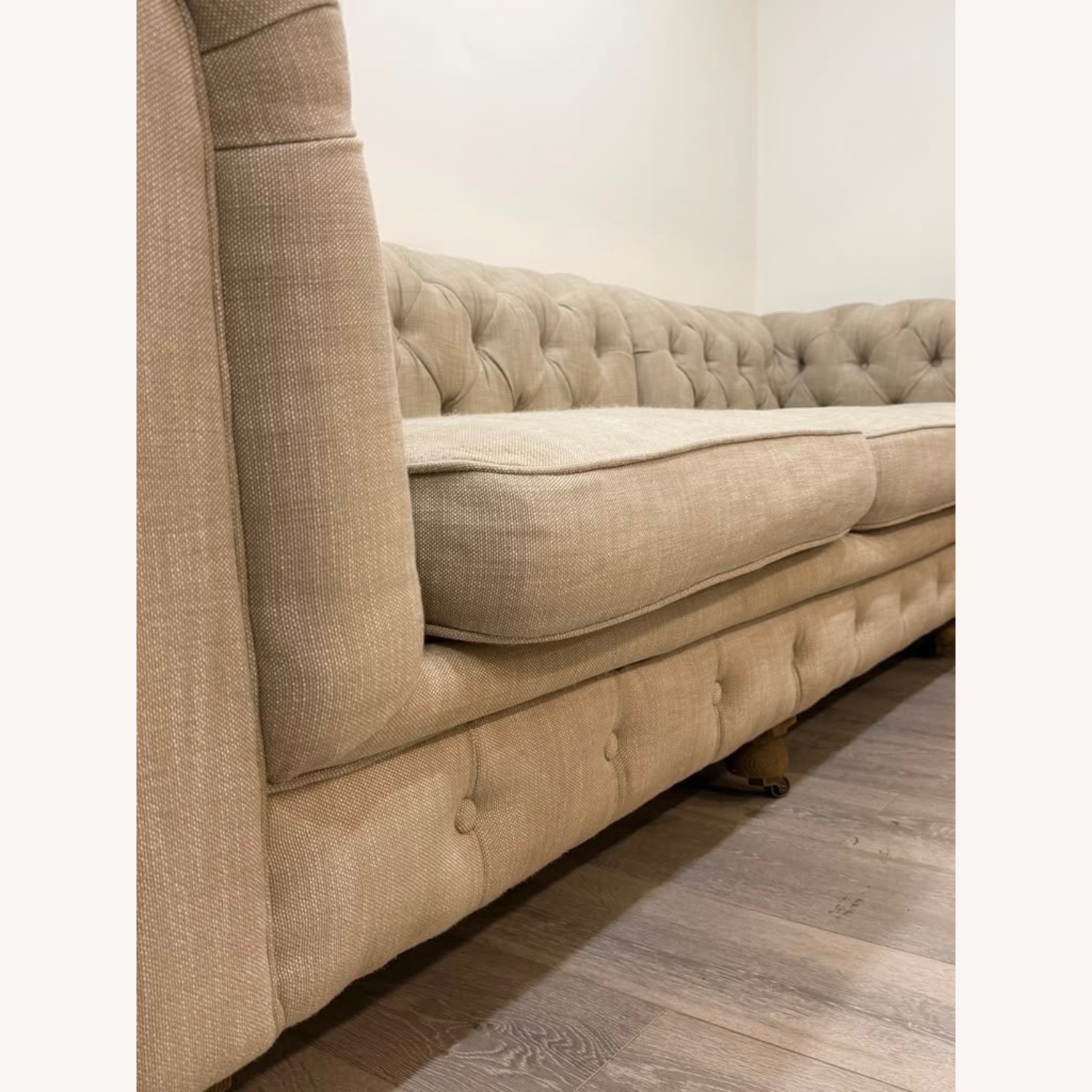 Restoration Hardware Kensington Chesterfield Sofa - image-5