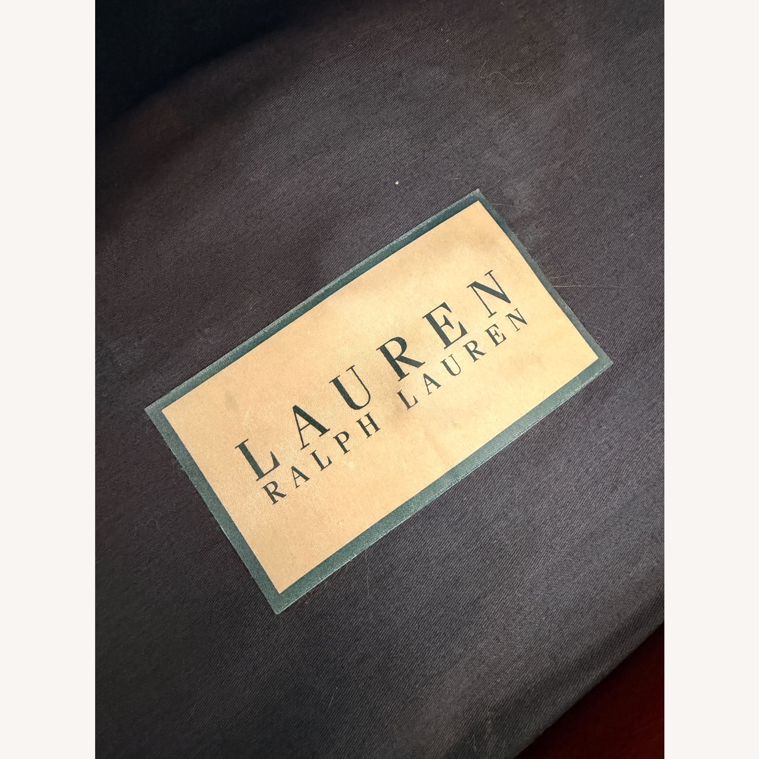 Vintage Ralph Lauren Dark Brown Leather Sofa Couch - image-8