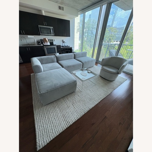 Used West Elm Remi 4-Piece Sectional with Ottoman for sale on AptDeco