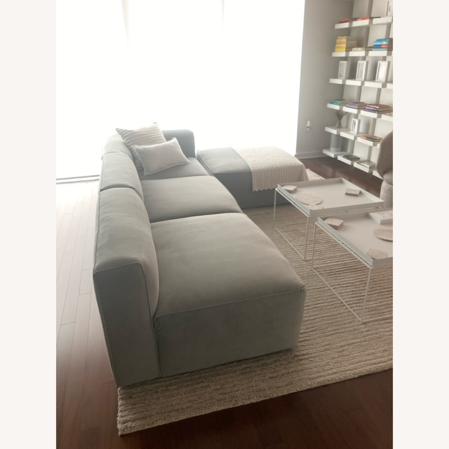 West Elm Remi 4-Piece Sectional with Ottoman - image-7