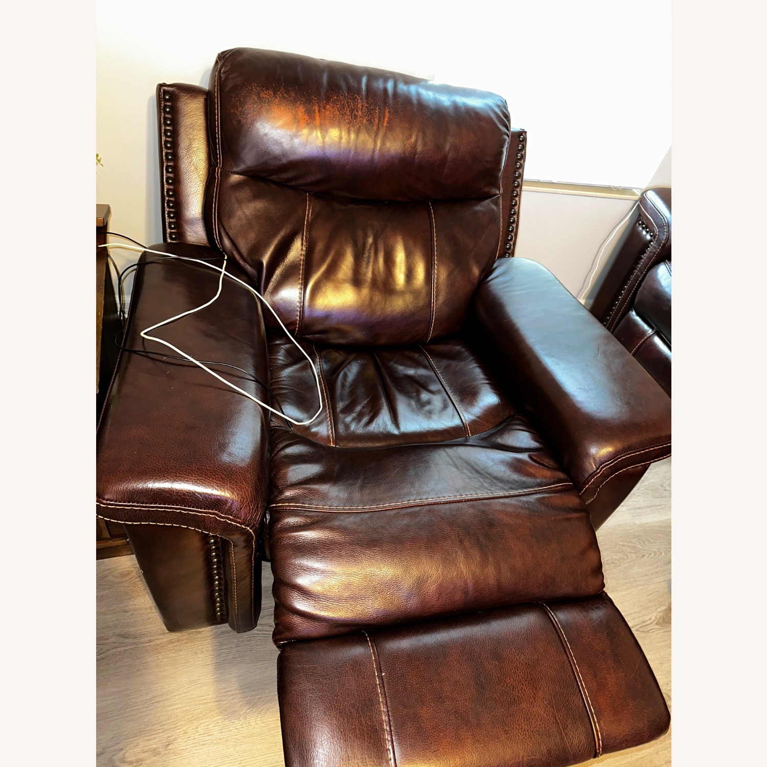 Genuine Leather Recliner - image-4