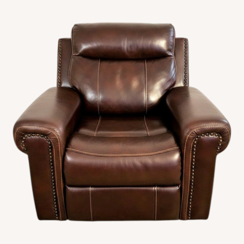 Used Genuine Leather Recliner for sale on AptDeco