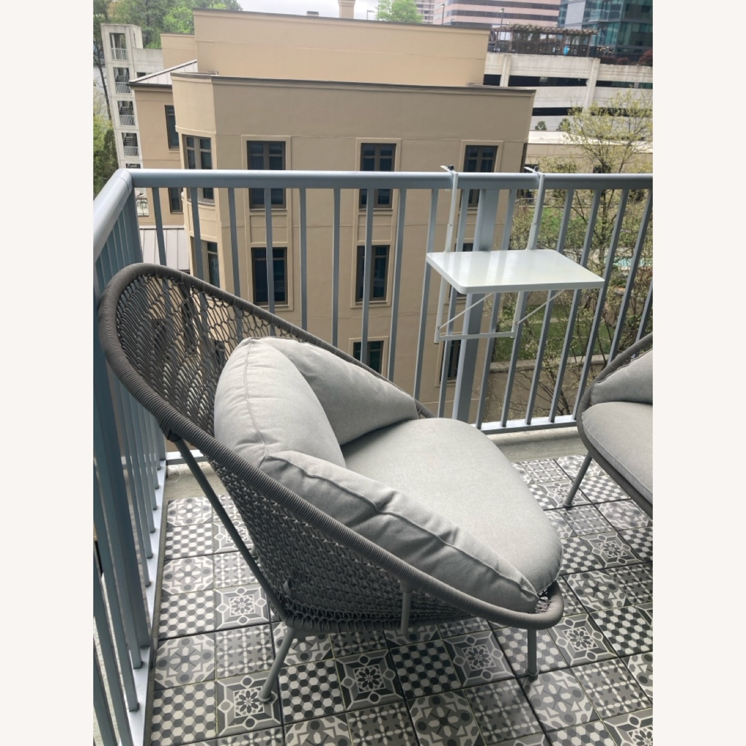 Pair of West Elm Nest Lounge Chairs - image-4