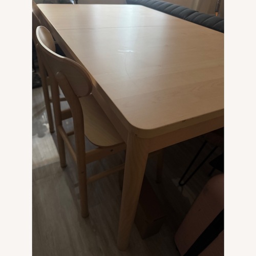 Used IKEA Ronninge Natural Dining Table for sale on AptDeco