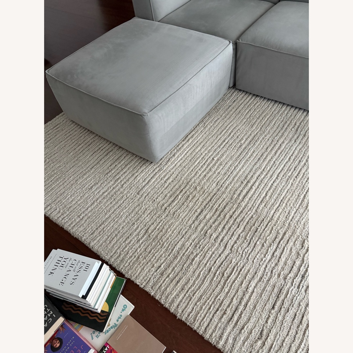 West Elm Lumini Area Rug | 8’ x 10’ | Alabaster - image-3