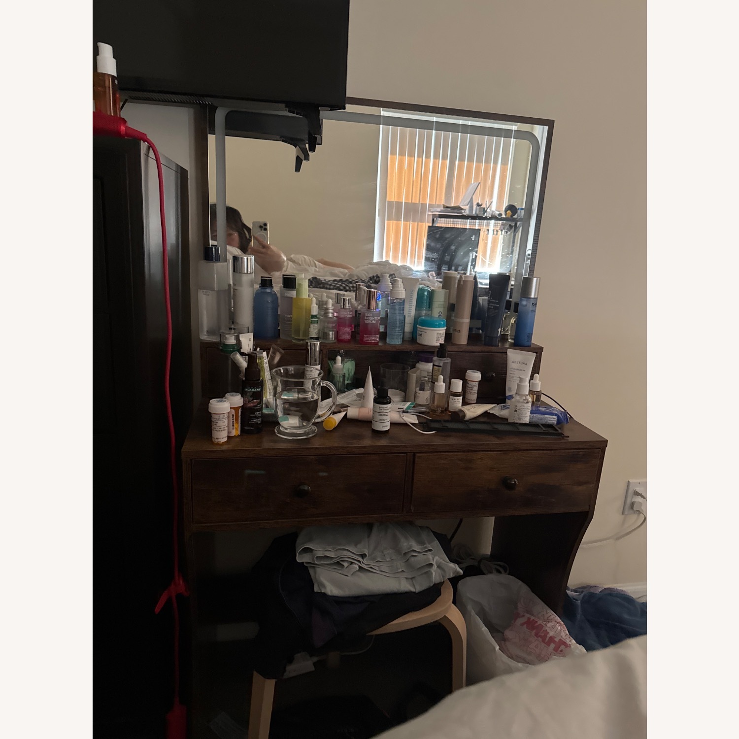 Wayfair Dark Brown Vanity - image-8