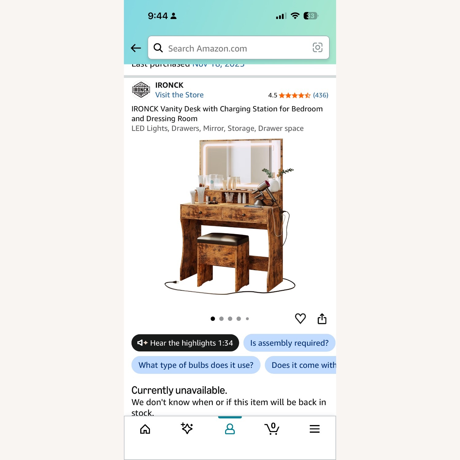 Wayfair Dark Brown Vanity - image-9