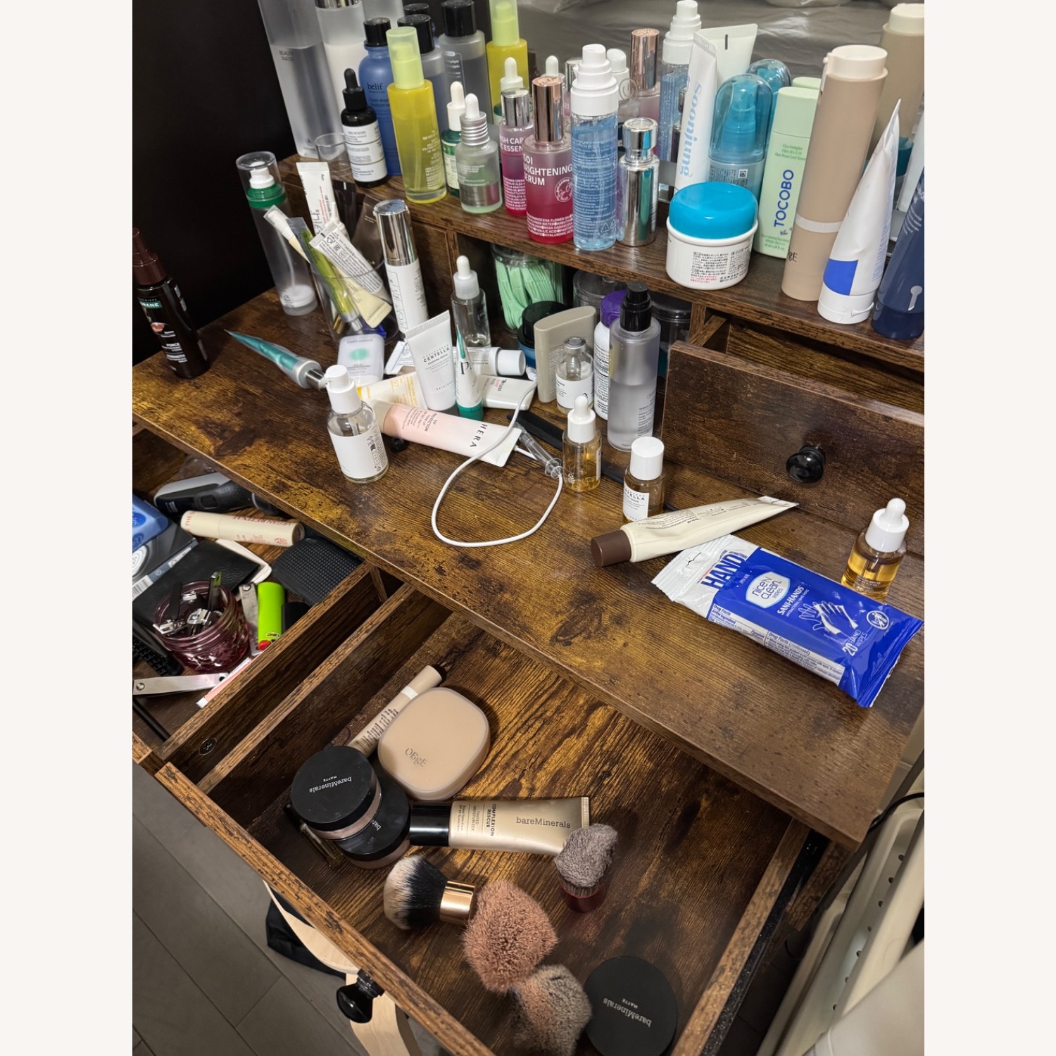 Wayfair Dark Brown Vanity - image-1