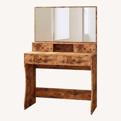 Used Wayfair Dark Brown Vanity for sale on AptDeco