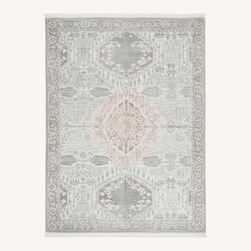 Used West Elm Distressed Medallion Rug 9 x 12 for sale on AptDeco