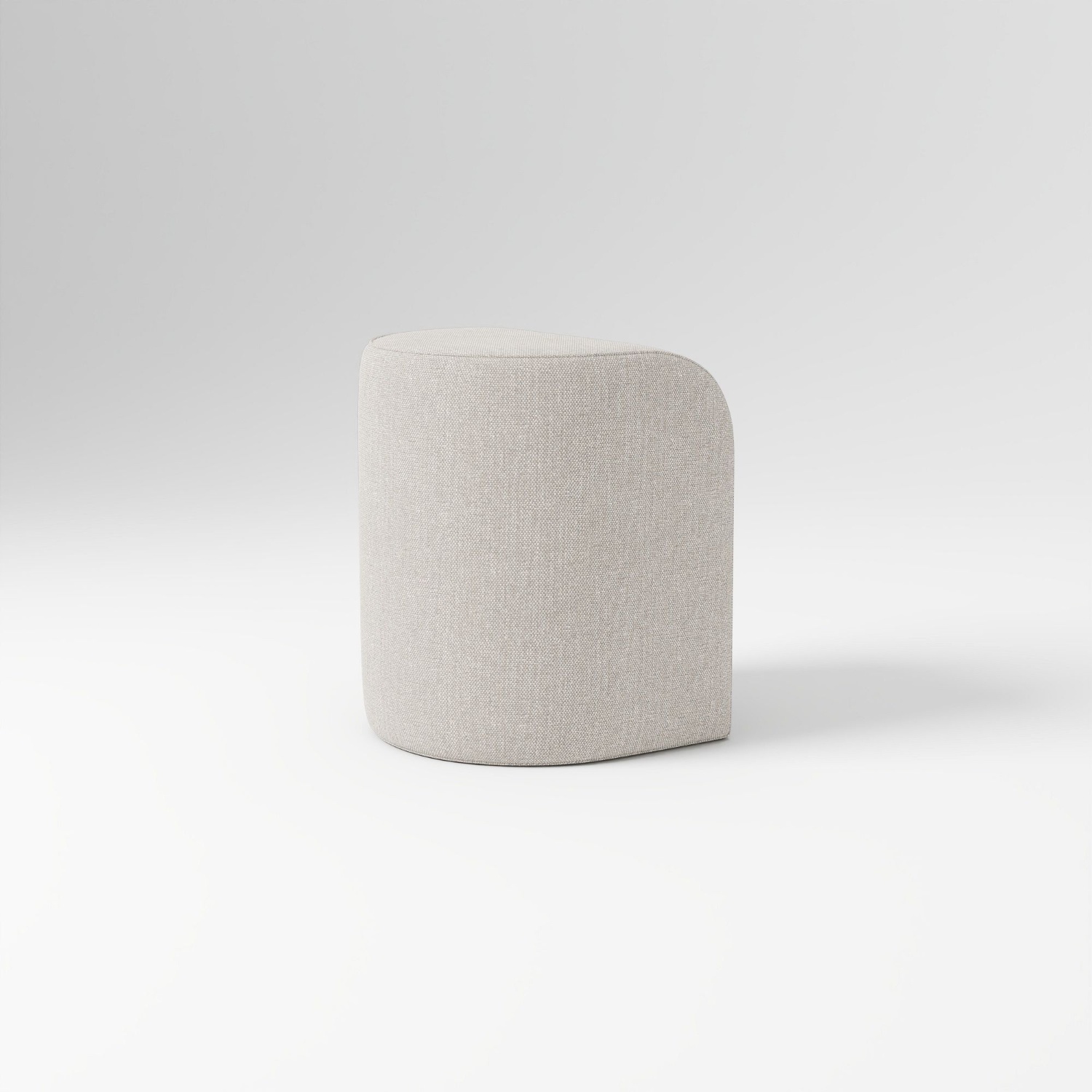Pair of West Elm Tilly Ottomans | Pearl Gray - image-11