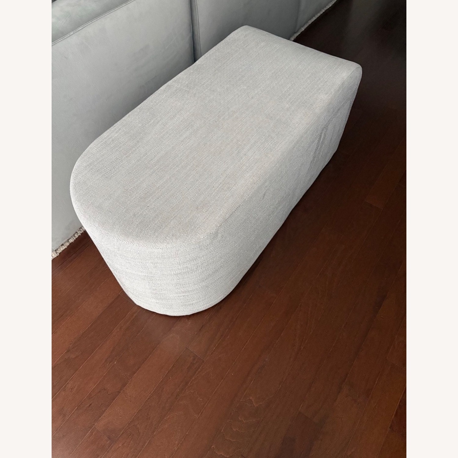 West Elm Tilly Large Ottoman | Pearl Gray  - image-6