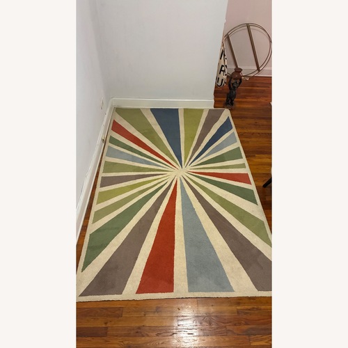 Used West Elm Lourdes Sanchez Area Rug 5' x 8' for sale on AptDeco
