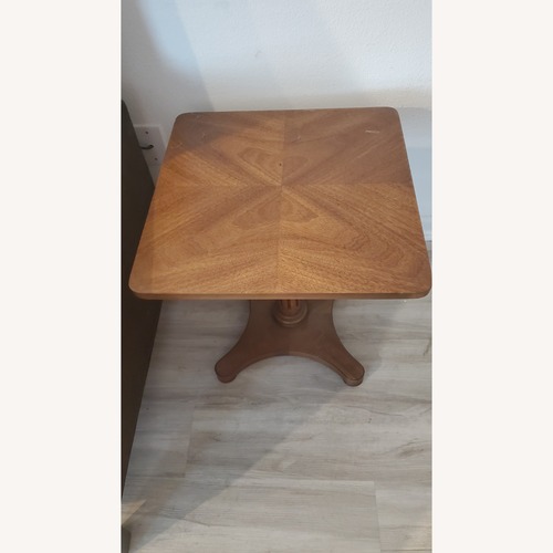 Used Drexel Light Brown Wood Coffee Table for sale on AptDeco