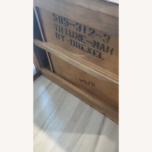 Used Vintage/Antique Finds Light Brown Coffee Table for sale on AptDeco