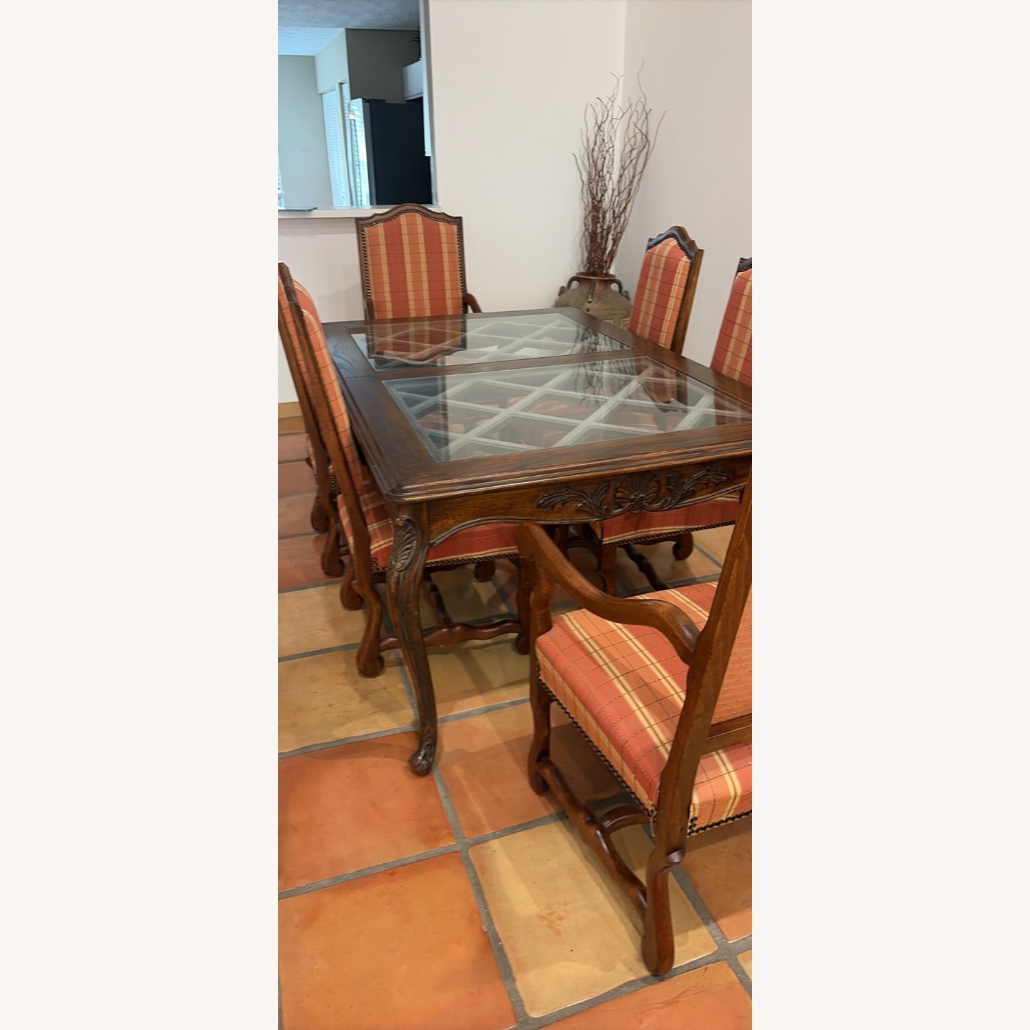 Antique Wood Table Set - image-2