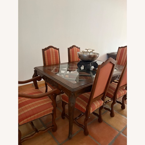 Used Antique Wood Table Set for sale on AptDeco