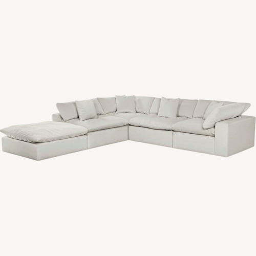 Used Jackson Furniture Light Gray 3+ Piece Sectional for sale on AptDeco