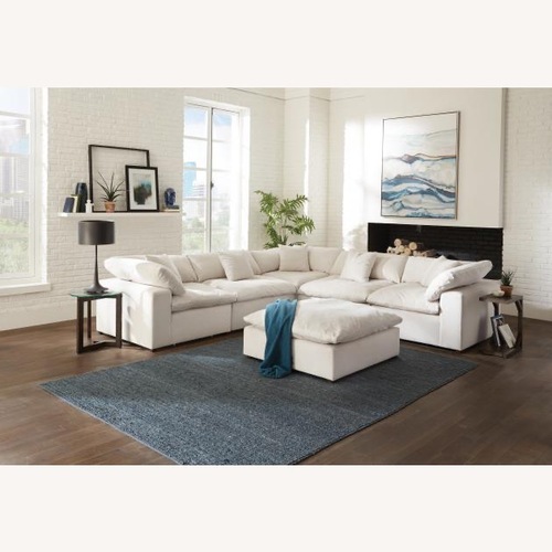 Used Jackson Furniture Light Gray 3+ Piece Sectional for sale on AptDeco