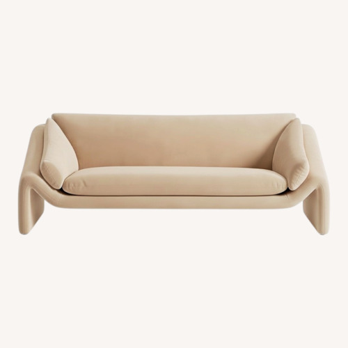 Used Soho Home Amble Natural Fabric 3+ Seater Sofa for sale on AptDeco