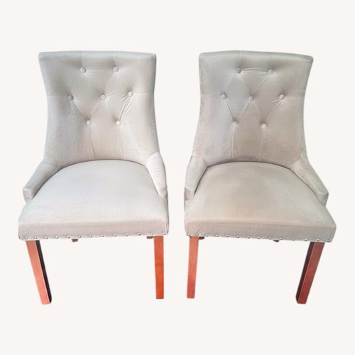 Used Tufted Upholstered Side Chairs for sale on AptDeco