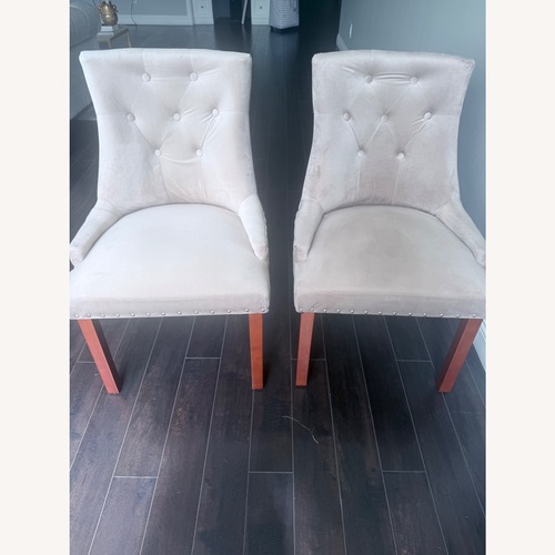Used Tufted Upholstered Side Chairs for sale on AptDeco