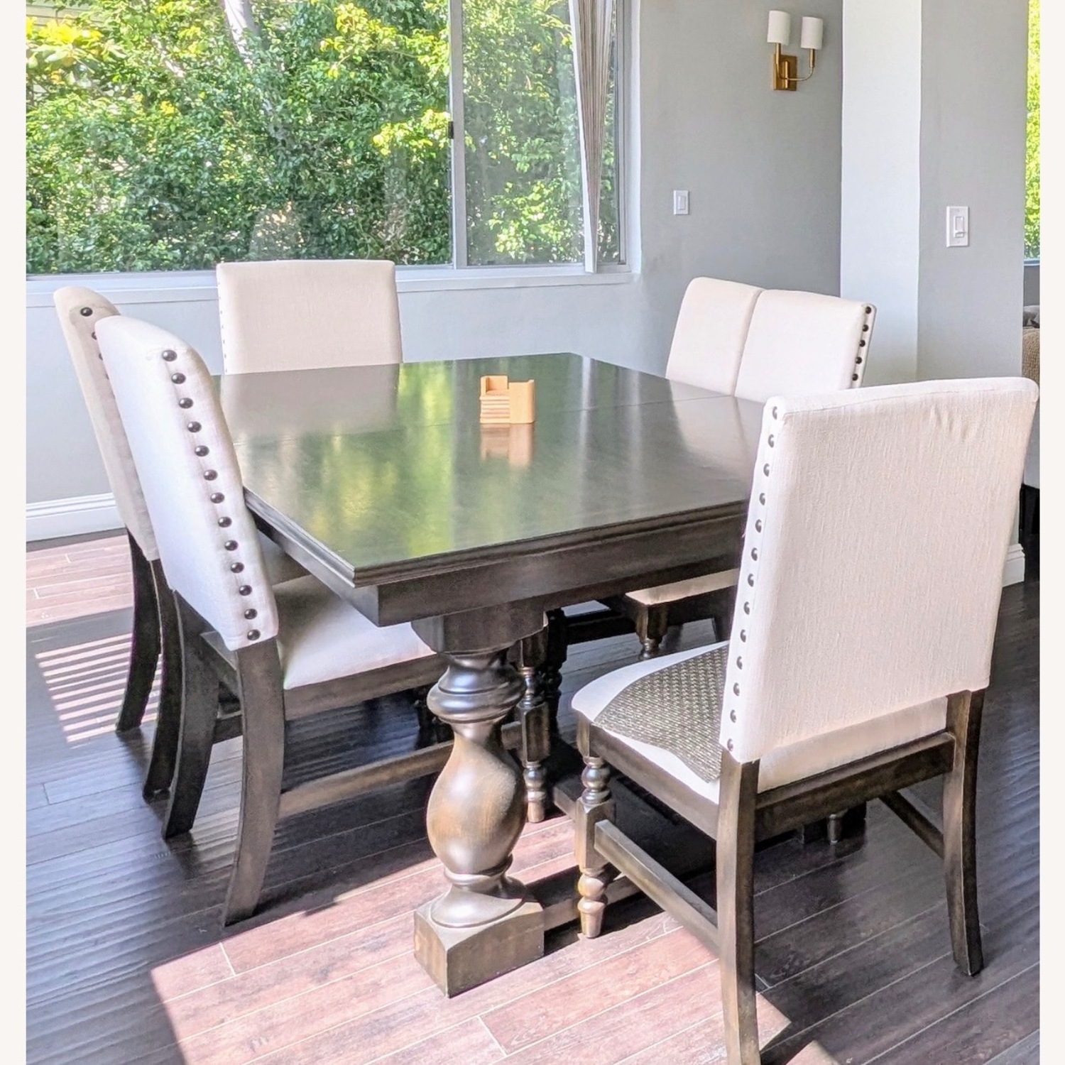 Steve Silver Co. Dark Brown Wood Dining Set - image-1