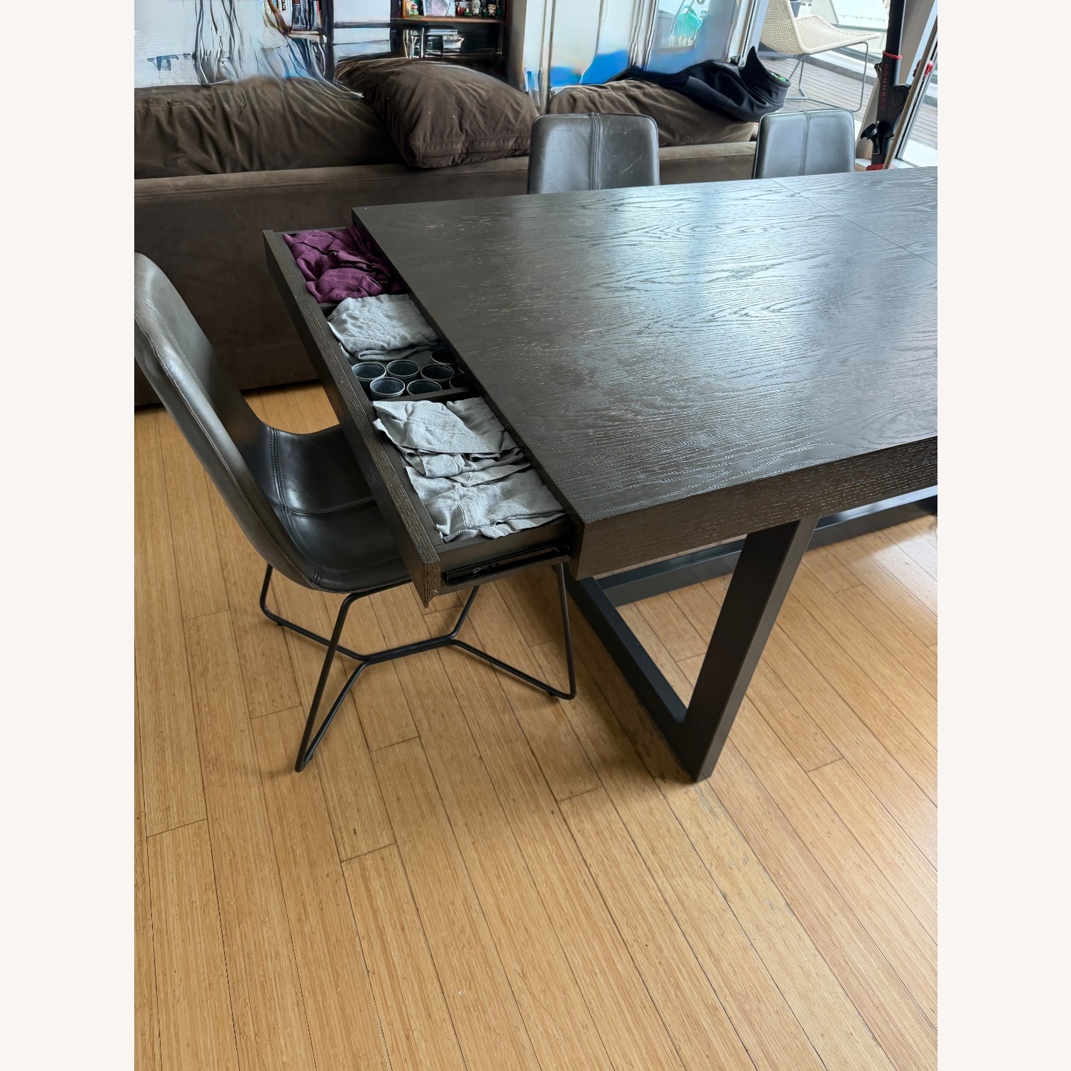 Crate & Barrel Archive Dining Table (Extendable) - image-3