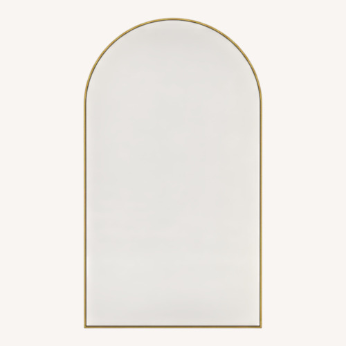 Used 71"H x 32"W Gold Floor Standing Mirror  for sale on AptDeco