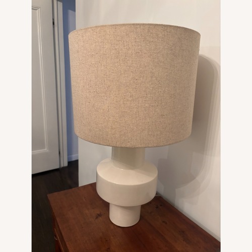 Used West Elm Modern Totem Table Lamp for sale on AptDeco