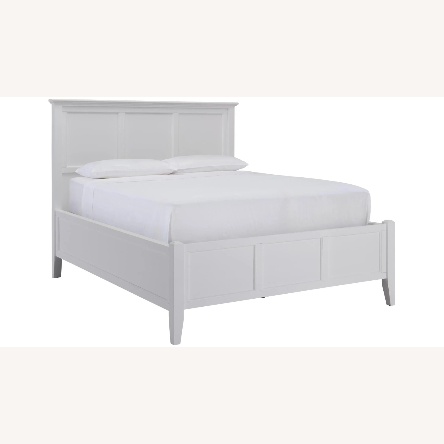 Raymour & Flanigan Westlake White Wood Queen Bed - image-7