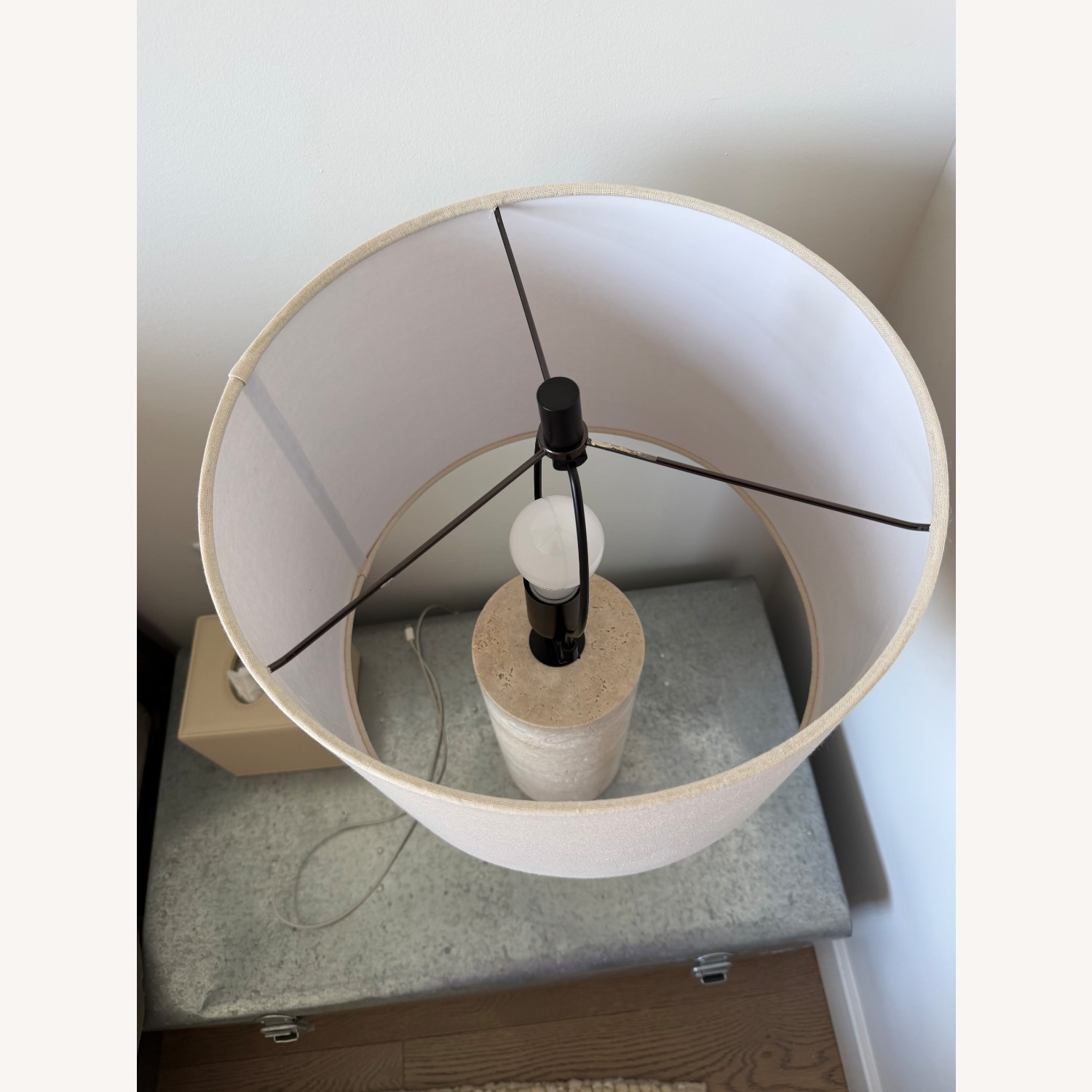 Perigold Rynetta Light Brown Stone Table Lamps - image-3