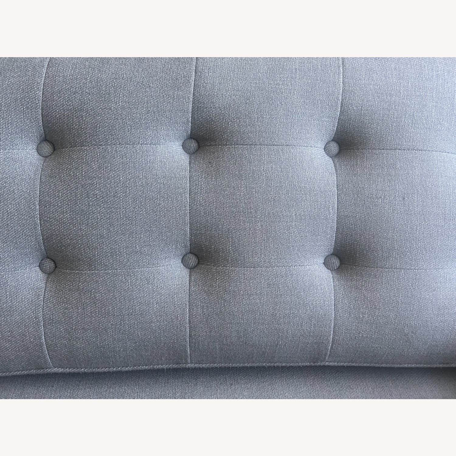 West Elm Drake Light Gray Fabric 2 Seater Sofa - image-5