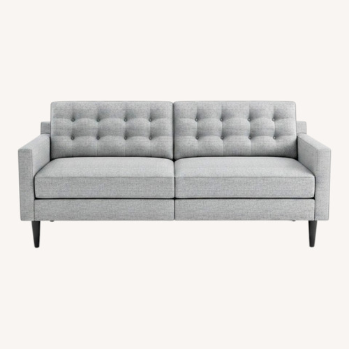 Used West Elm Drake Light Gray Fabric 2 Seater Sofa for sale on AptDeco