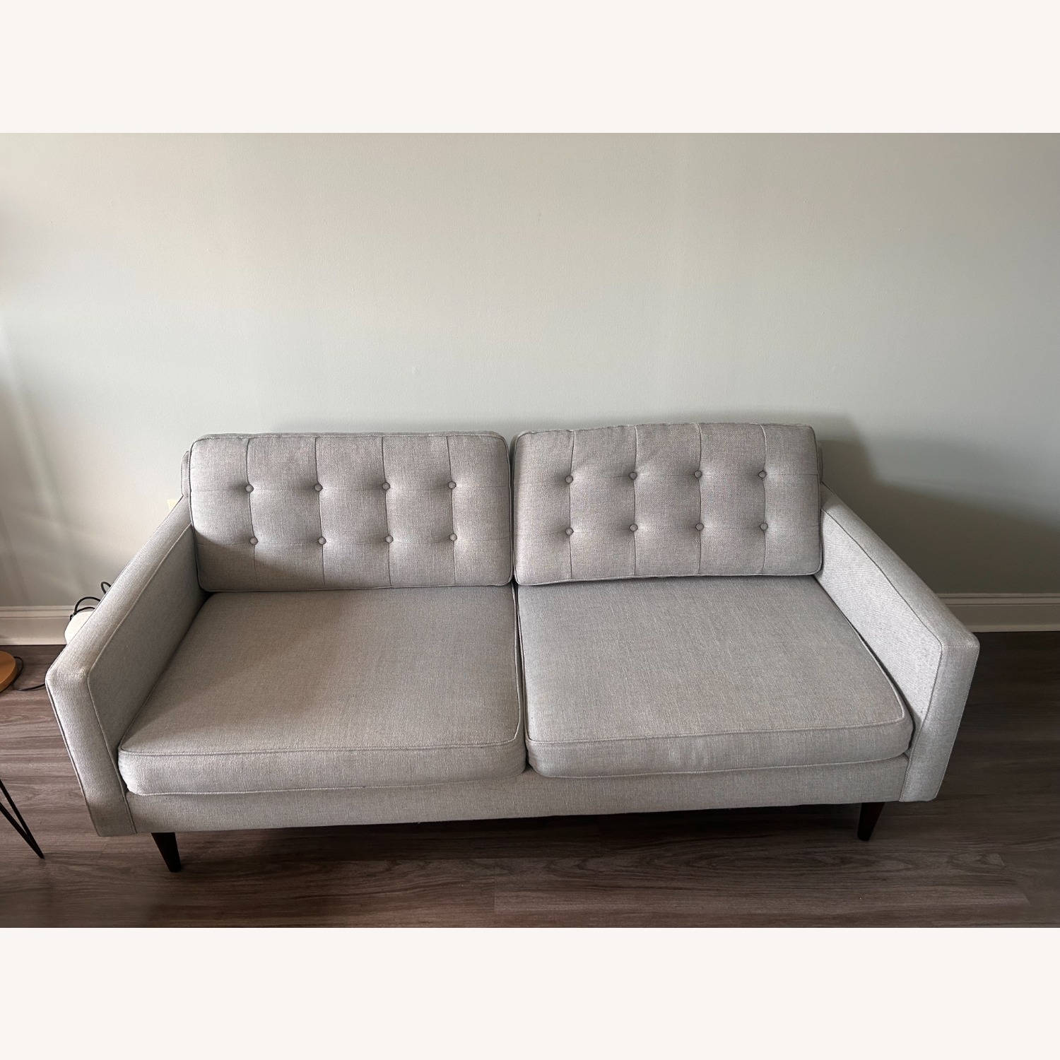 West Elm Drake Light Gray Fabric 2 Seater Sofa - image-10