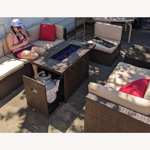 Used Aoxun 8 Piece Patio Furniture Set for sale on AptDeco