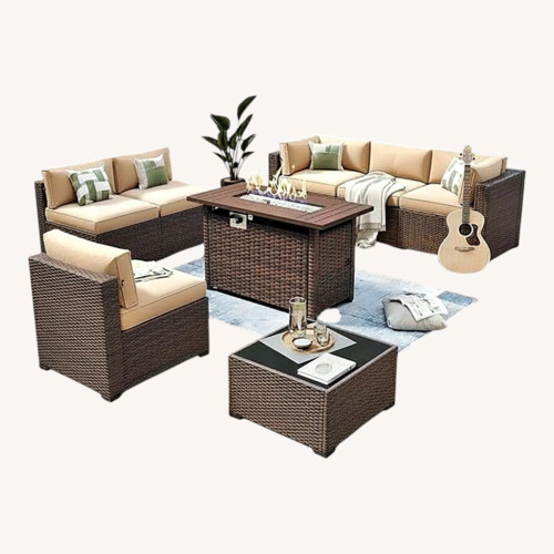 Used Aoxun 8 Piece Patio Furniture Set for sale on AptDeco