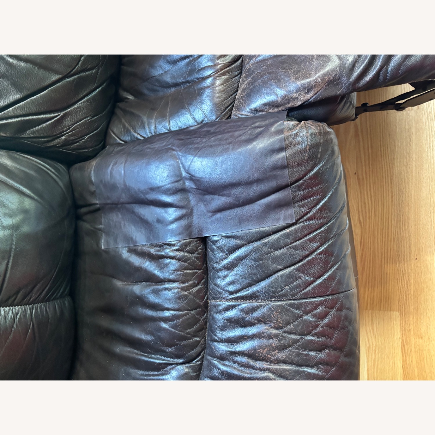 Leather Recliner Sectional Sofa Set - image-8