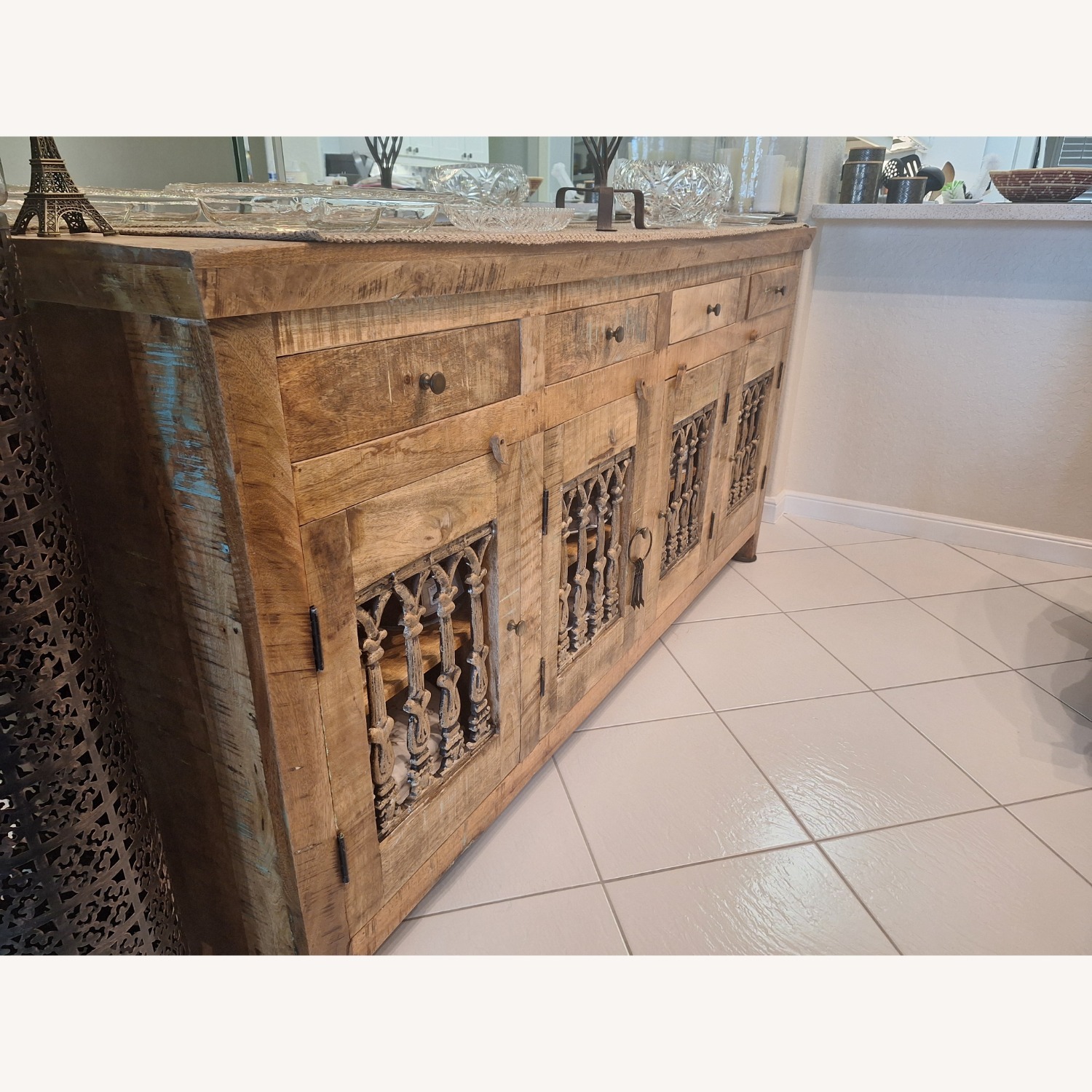 Natural Wood Sideboard - image-3