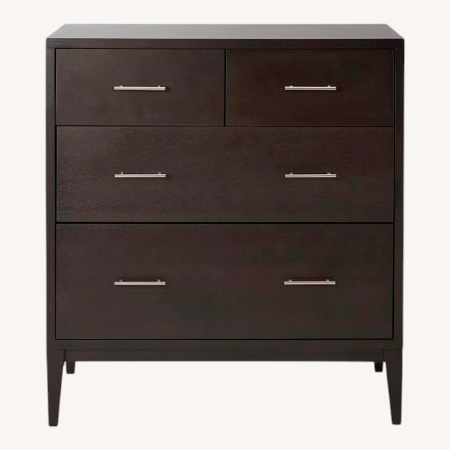 West Elm West Elm Solid Wood Narrow Leg 4 Drawer Dresser - image-0