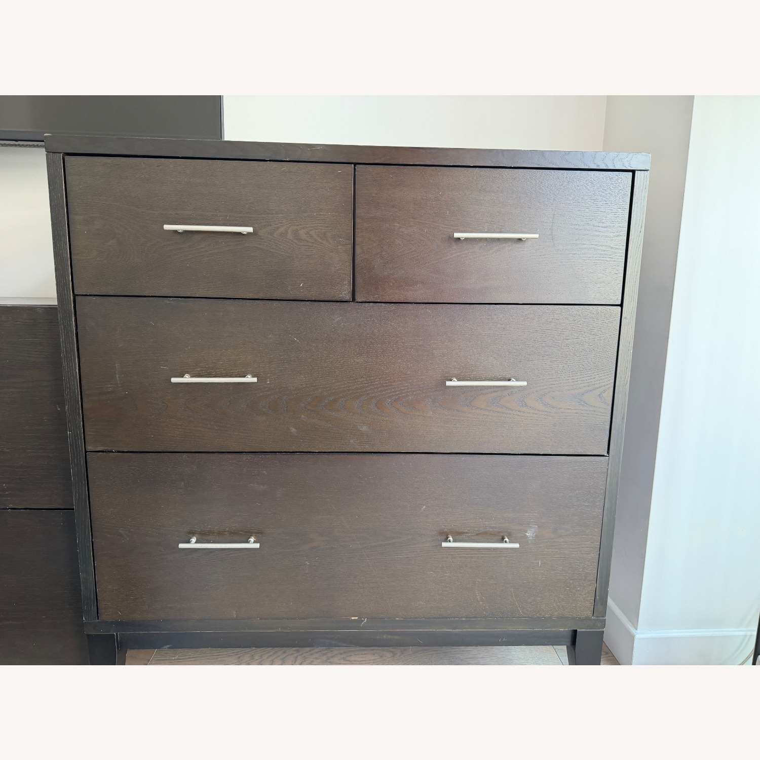 West Elm West Elm Solid Wood Narrow Leg 4 Drawer Dresser - image-4
